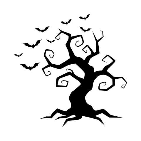 Scary tree png background