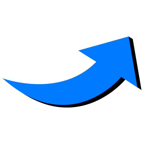Blue arrow png background