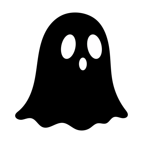 Spooky Ghost Character PNG