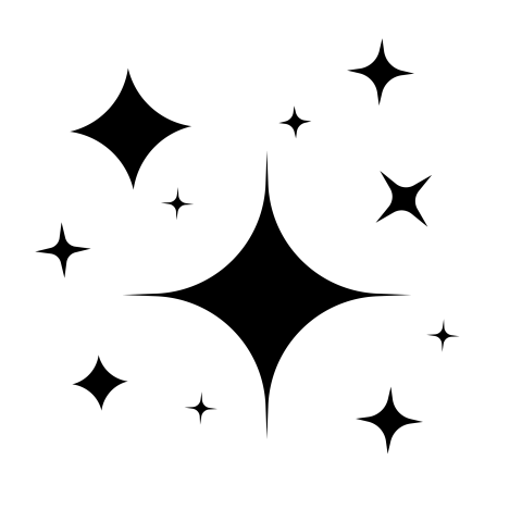 Black sparkle star png free download