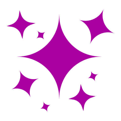 Pink star png transparent background