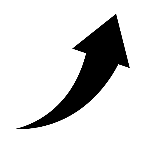 Black curved arrow png download