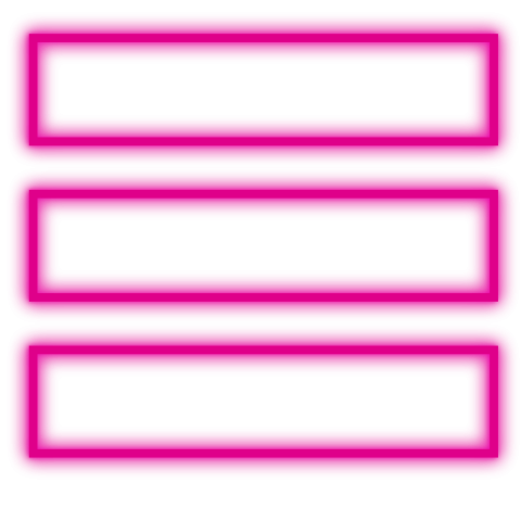 Pink Neon Horizontal Bars Frame PNG Set