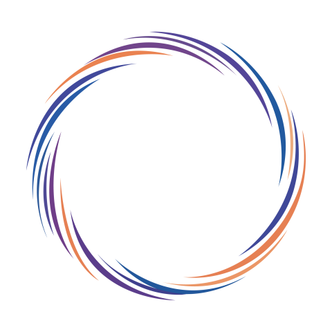 Abstract Circular Swirl Frame PNG Transparent