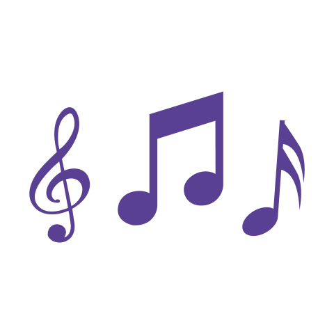 Music notes png transparent
