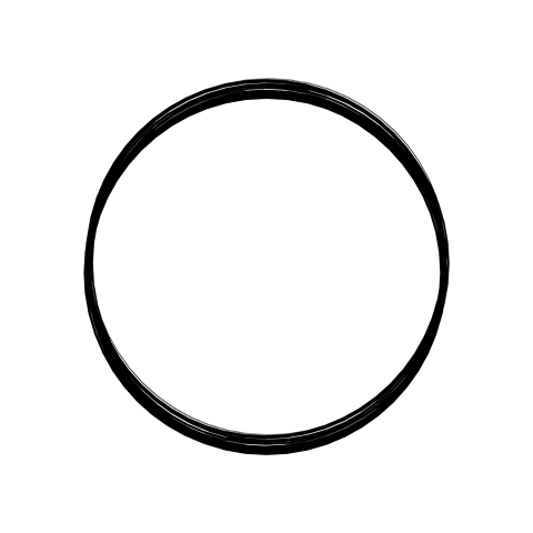 Thin brush circle png