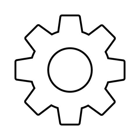 Setting icon vector free download