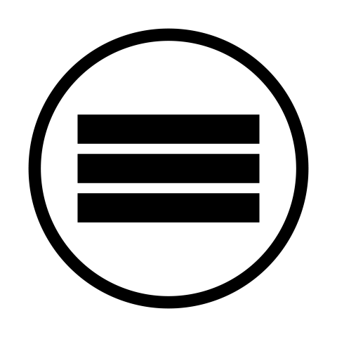 Menu icon with transparent background