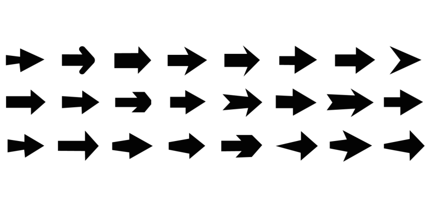 Black arrow transparent png background download