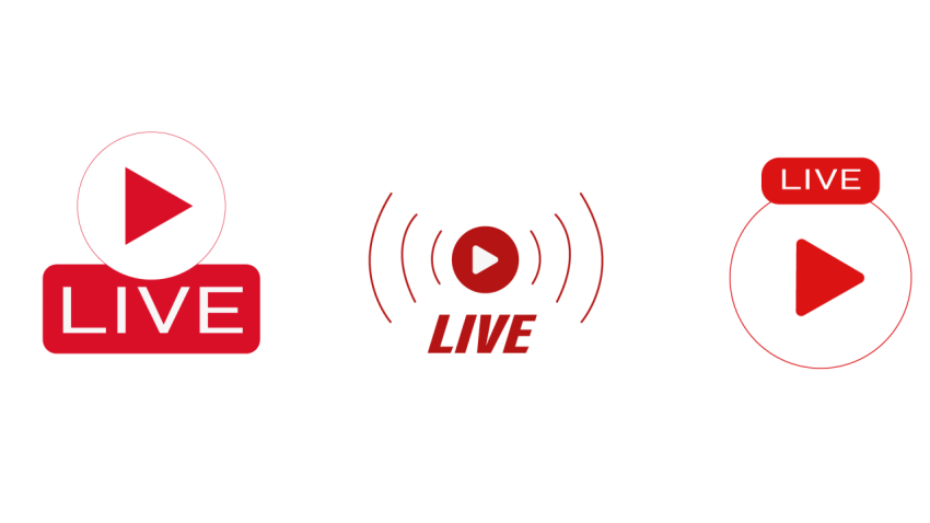 Live Stream PNG Image Download For Youtube
