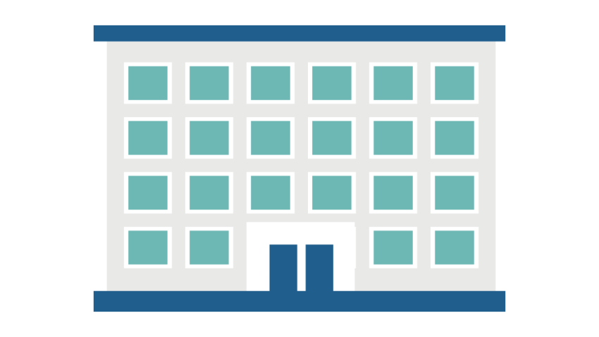 Flat Government Building PNG