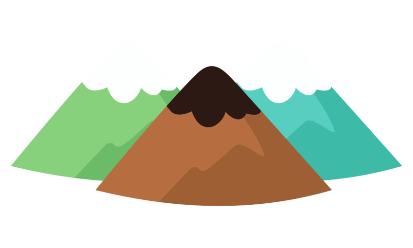 Cartoon Mountain PNG Transparent Download