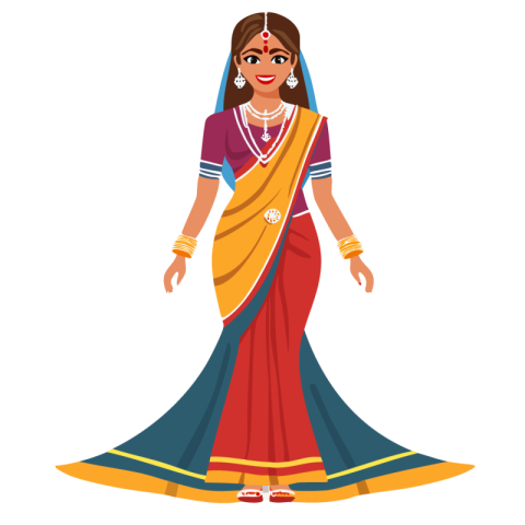 Indian Mom Vector