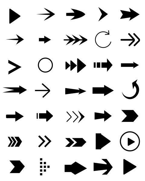 Arrow icon png transparent images free download