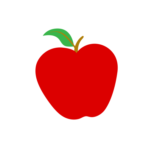 Apple vector png transparent