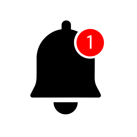 Notification bell icon png