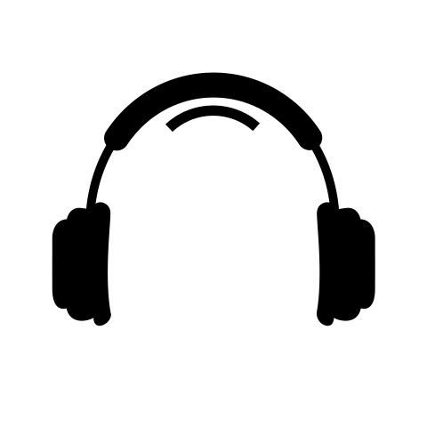 Black headset png images free download