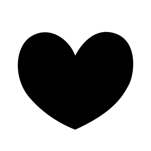 Black heart png