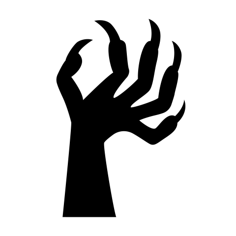 Horror hand png images free download