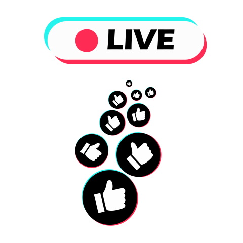 Live button png transparent download
