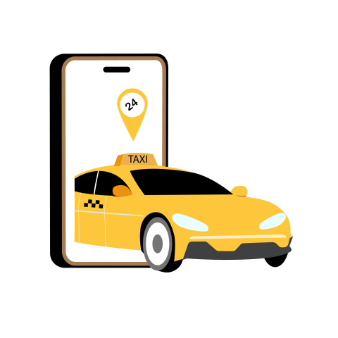 Taxi service logo png free download