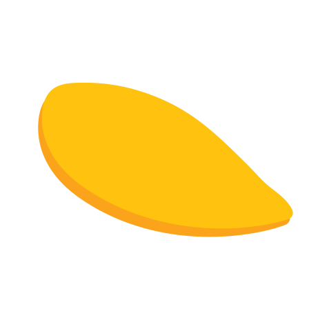 Mango slice illustration png download