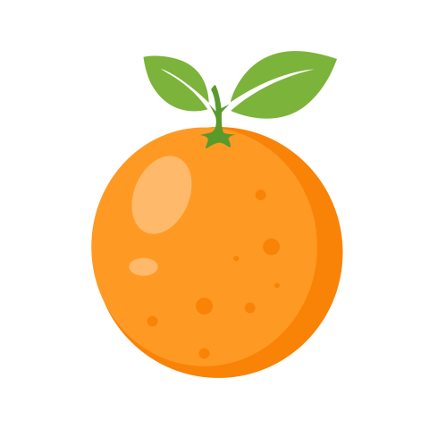 Orange vector png image free download