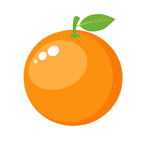 Orange illustration png transparent
