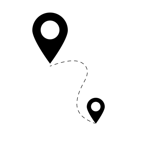 Black location png logo download