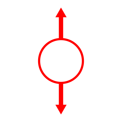 Circle with two arrows png download