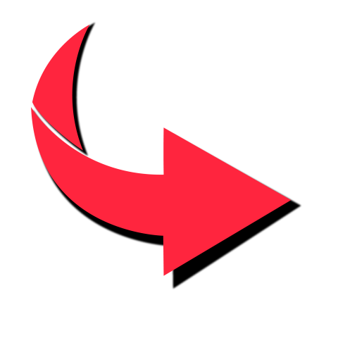 Curved red arrow png transparent free download