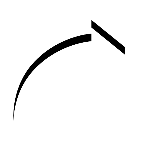 Curved white arrow png transparent free download
