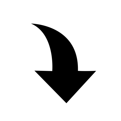 Transparent background black arrow png