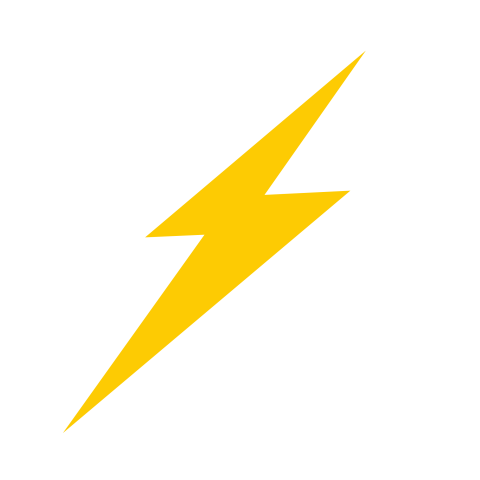 Lightning bolt png transparent