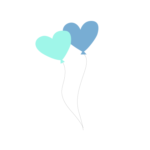 Heart shape balloon png