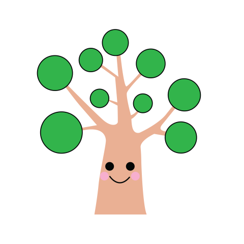 Transparent background tree vector png