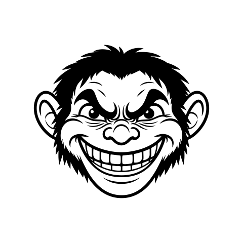Troll Face Cartoon Illustration PNG Download