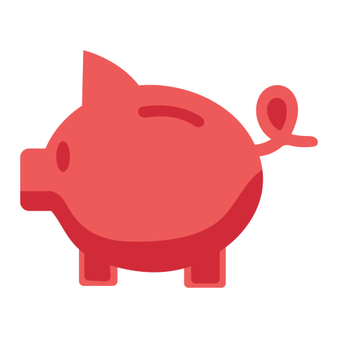 Money Saving Piggy Bank PNG Download