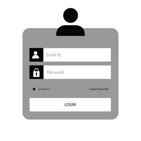 Login Form PNG For Website