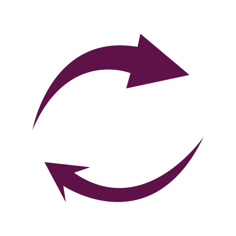 Purple Circular Arrow PNG Free Download