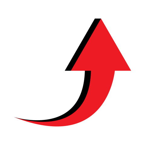 Red Up Arrow PNG Free Download