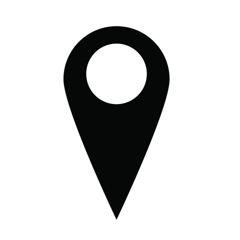 Black location png image