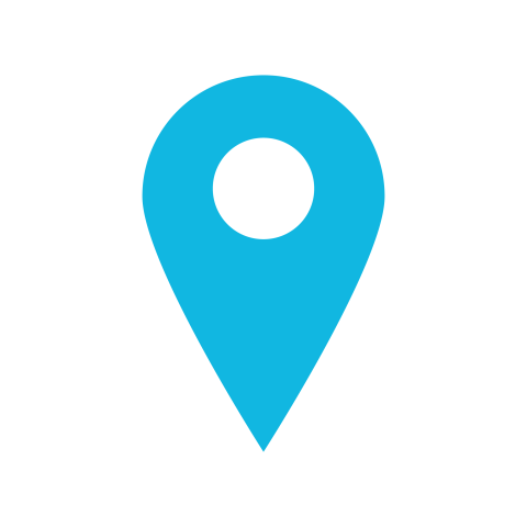Light Blue Location Icon PNG