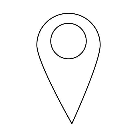 Outline Location Marker PNG