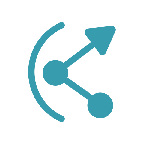 Curved Share Arrow Icon PNG