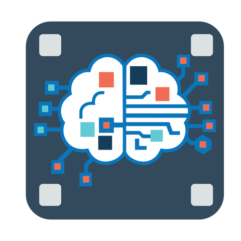 Cloud Computing and Data Processing Icon
