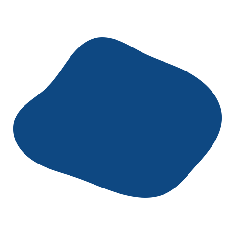 Navy Blue Organic Abstract Blob PNG Transparent