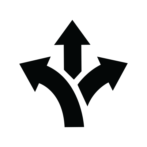 Multiple Direction Arrow Icon PNG