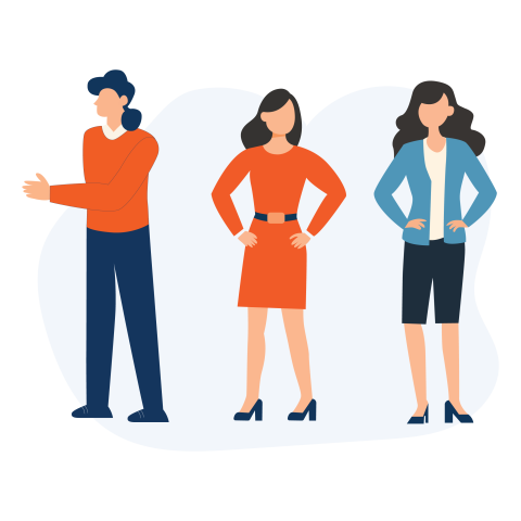 Business Team Decision Making Concept PNG Illustration