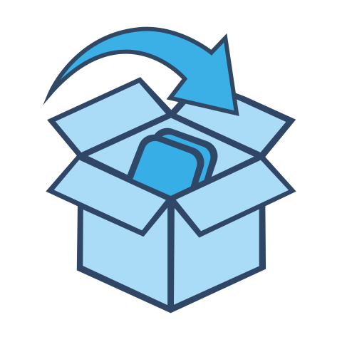 Product Return Package Icon PNG Transparent
